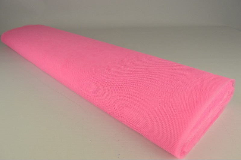 Tule stof - Roze