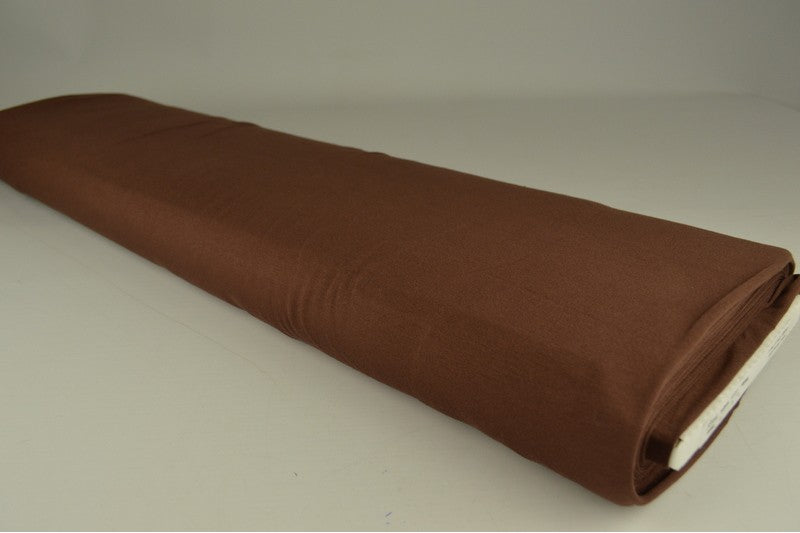 Viscose tricot - Bruin