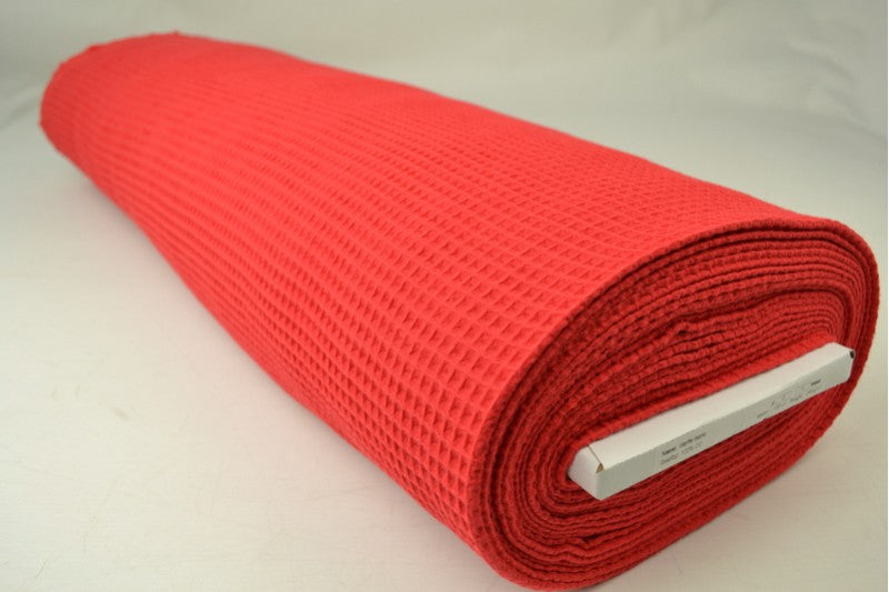 Wafelstof - Rood