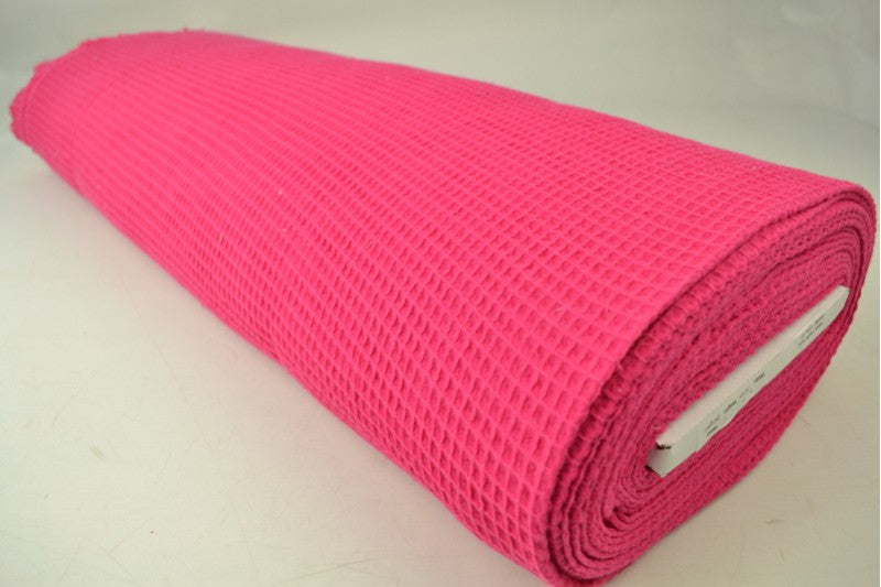 Wafelstof - Fuchsia
