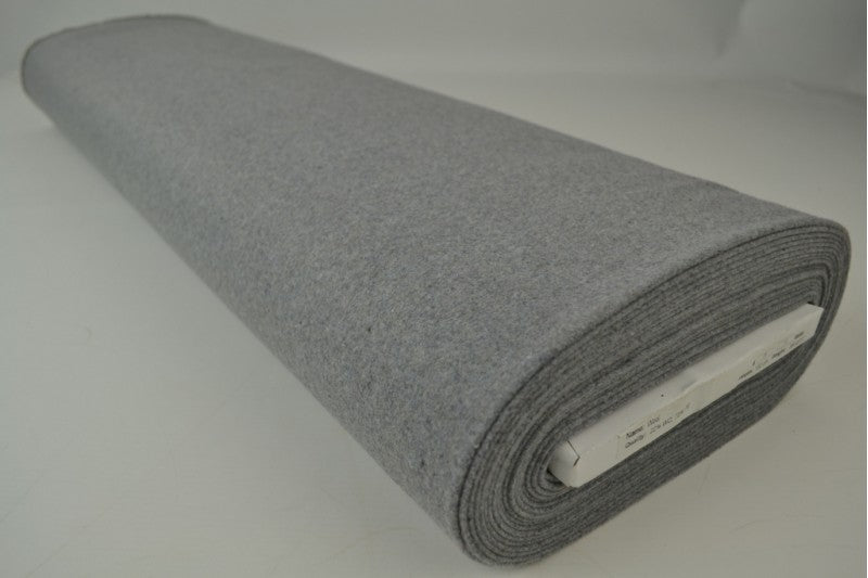 Wol stof - Zilvergrijs