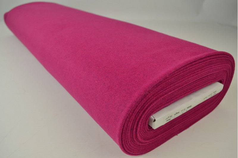 Wol stof - Fuchsia