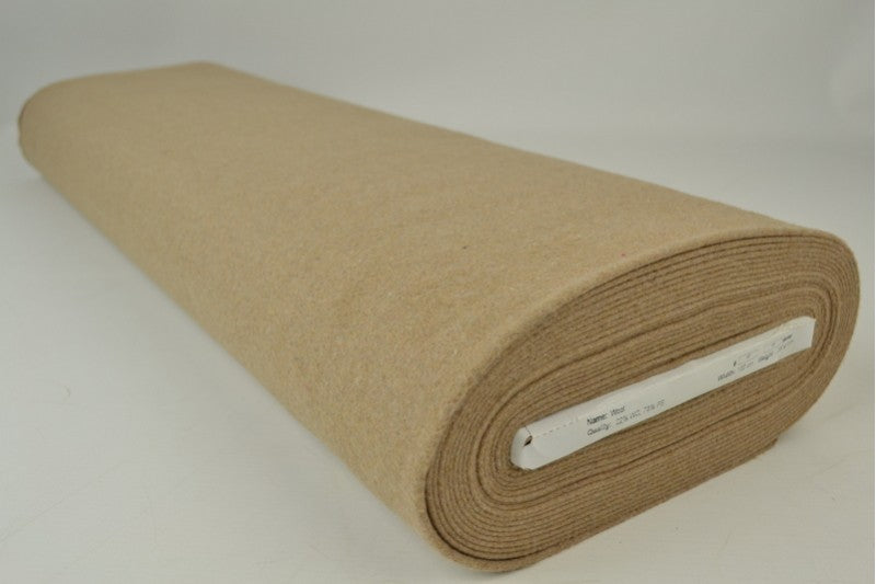 Wol stof - Beige
