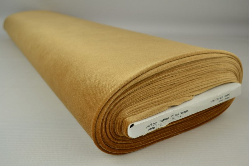 Stretch fluweel - Goud