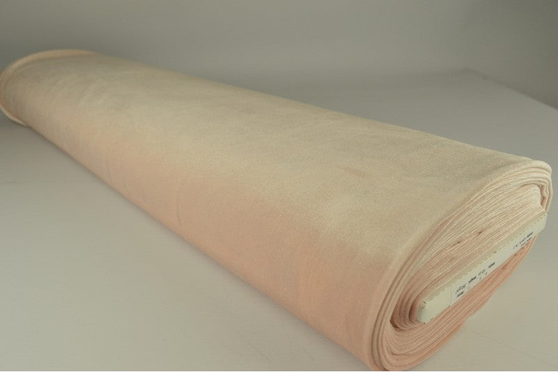Stretch fluweel - Baby roze