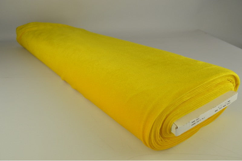 Stretch fluweel - Geel