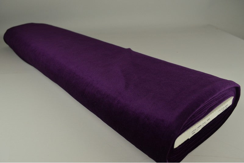 Stretch fluweel - Paars