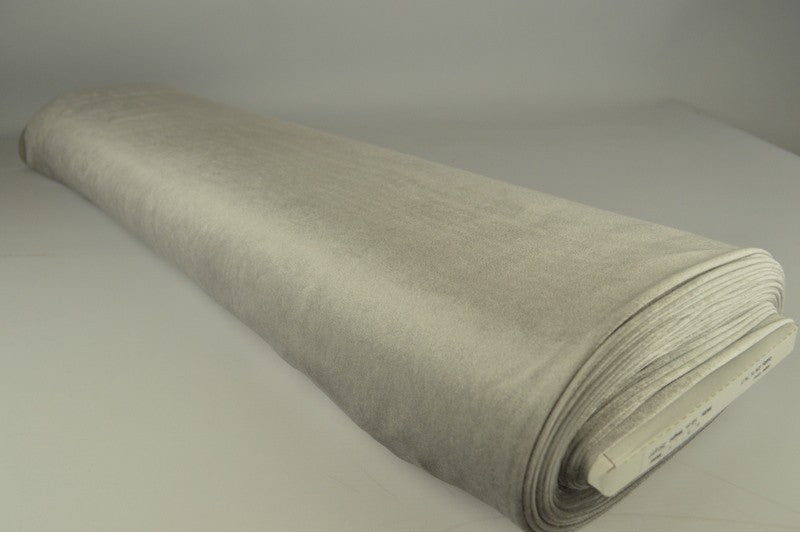 Stretch fluweel - Zilvergrijs