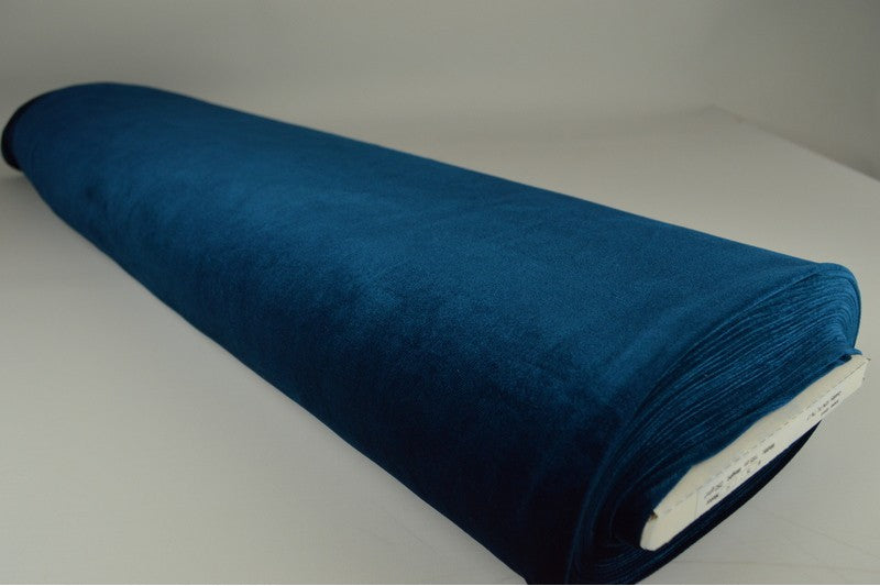 Stretch fluweel - Petrol