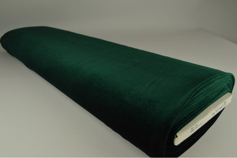Stretch fluweel - Donkergroen
