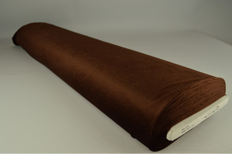 Stretch fluweel - Bruin