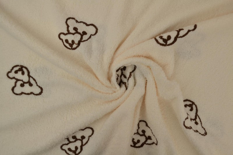 Teddyfrottee bestickt