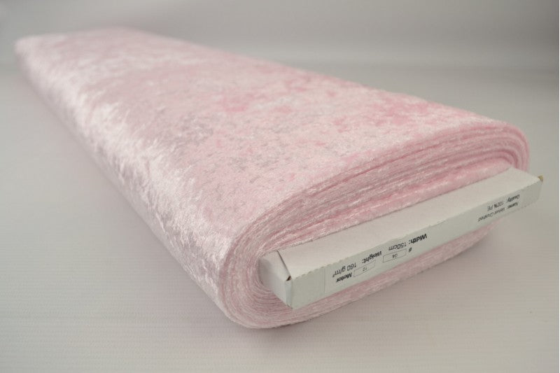 Velours de panne - Baby roze
