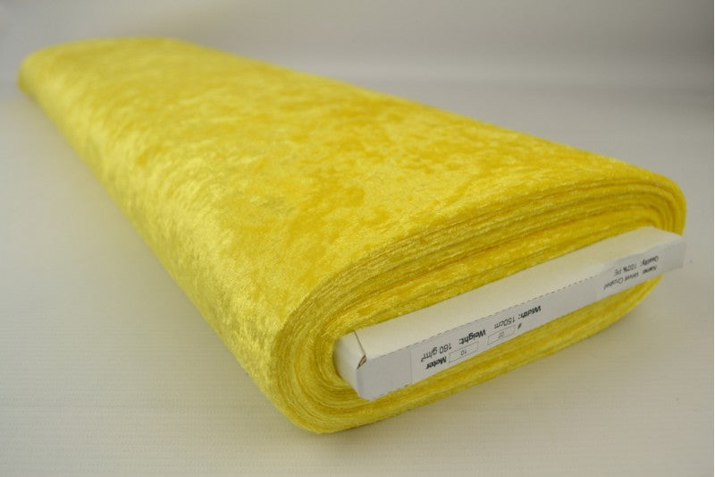 Velours de panne - Geel