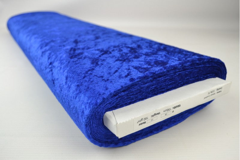 Velours de panne - Donkerblauw
