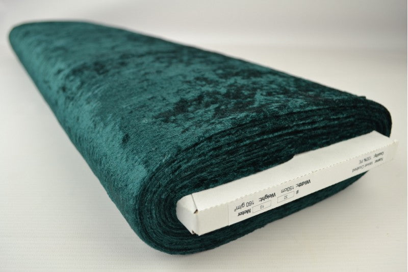 Velours de panne - Donkergroen