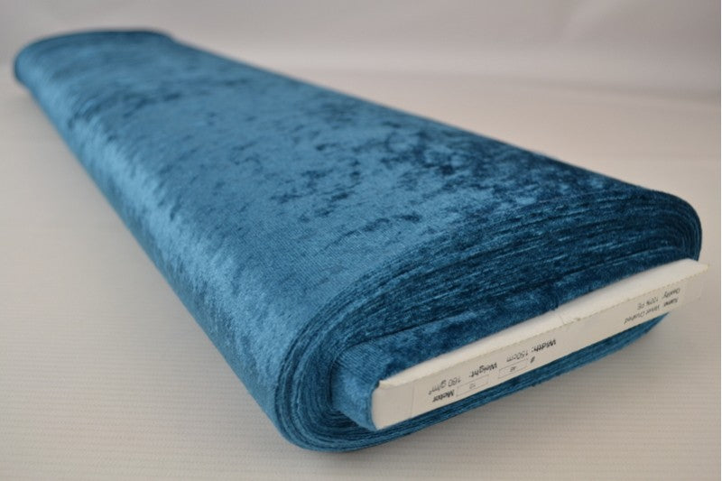 Velours de panne - Donker petrol